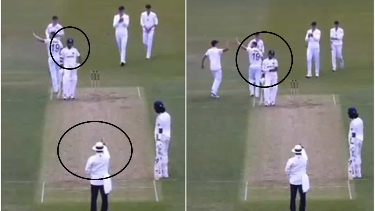 Yashasvi Jaiswal ची LBW आऊट दिल्याने अंपायरसमोर नाराजी, फलंदाजाने भर मैदानात असं केलं