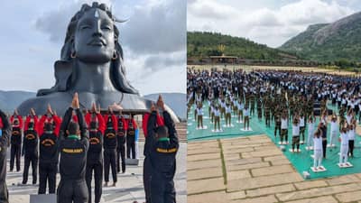 10 हजाराहून अधिक सैनिकांना एकाच वेळी योगाचे धडे; ईशा फाऊंडेशनचा अनोखा विक्रम