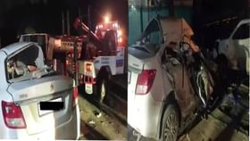 पिकअप ट्रकमधून सामान काढत असतानाच काळाची धडक, भरधाव वेगाने कार आली अन् पिकअप ट्रकमधून सामान काढत असतानाच काळाची धडक, भरधाव वेगाने कार आली अन्