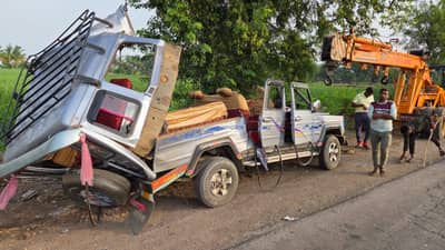 क्रिकेटचे सामने पाहण्यासाठी गेलेल्या मुलांच्या गाडीला अपघात, 2 जणांचा मृत्यू