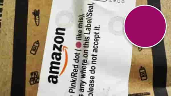 Amazon वरून डिलिव्हरी घेताना पॅकेटवरील हा गुलाबी ठिपका नक्की पहा, रंग बदलला तर समजा की काहीतरी गडबड