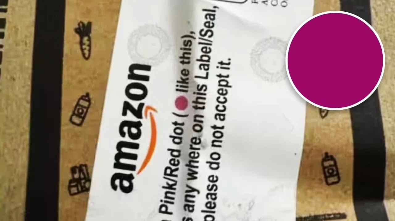 Amazon वरून डिलिव्हरी घेताना पॅकेटवरील हा गुलाबी ठिपका नक्की पहा, रंग बदलला तर समजा की काहीतरी गडबड