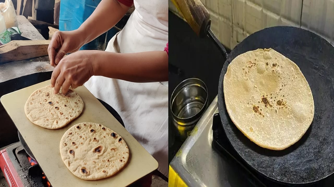 तुम्ही पण अशीच चपाती भाजता का?वाढेल कॅन्सरचा धोका; लगेच बदला ही सवय ...