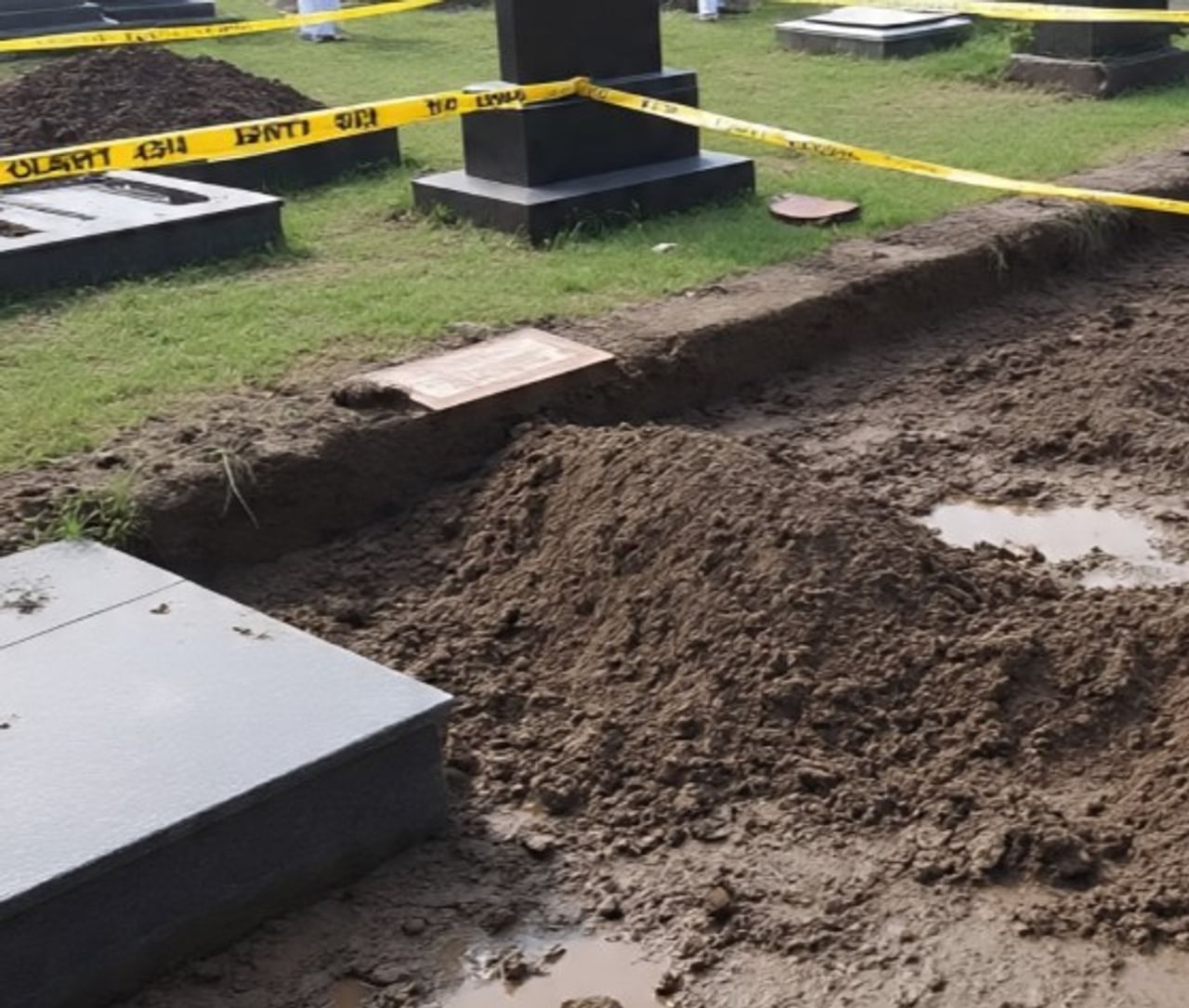 शाहिद पठाण टीव्ही ९ मराठी गोंदिया  : एका 40 वर्षीय विधवा महिलेचा संशयास्पद मृत्यू झाला असून या प्रकरणी गोंदियाच्या रावणवाडी पोलिसांनी खड्ड्यात पुरलेला मृतदेह बाहेर काढला आहे. (सांकेतिक फोटो, फोटो सौजन्य- मेटा एआय)