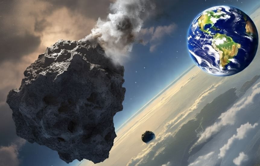 ब्राझीलमधील साओ पाऊलो स्टेट युनिव्हर्सिटीतील खगोलशास्त्रांनी नुकतेच काही उल्कापिंडांचा अभ्यास केला आहे. या अभ्यासातून चक्रावून टाकणारी माहिती समोर आली आहे. शुक्र ग्रहाच्या आसपास 20 असे उल्कापिंड आहेत, जे पृथ्वीला संकटात टाकू शकतात. (सांकेतिक फोटो, फोटो सौजन्य- मेटा एआय)