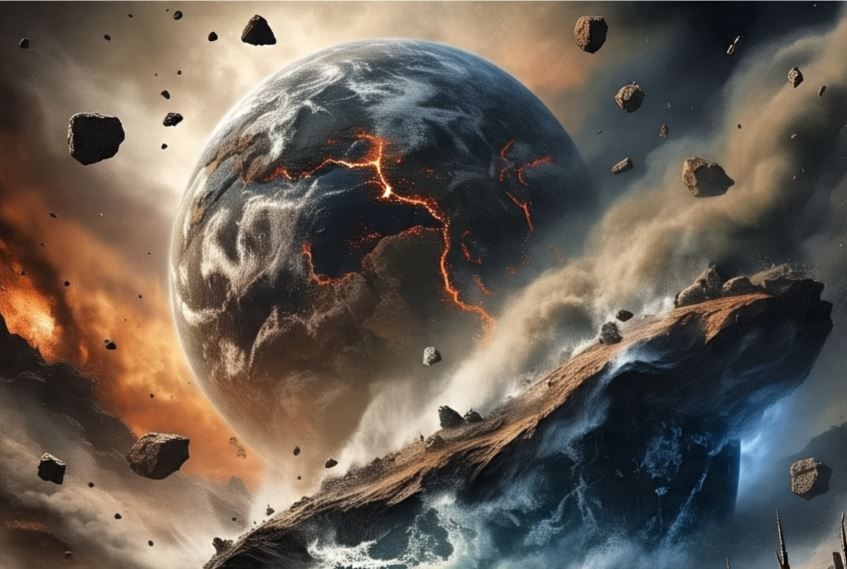 हे 20 उल्कापिंड पृथ्वीवर आदळले तर मोठा विनाश होऊ शकतो. या उल्कापिंडांना सिटी किलर असेही म्हटले जात आहे. हे 20 उल्कापिंड अन्य उल्कापिंडाप्रमाणे स्थिर राहून शुक्र ग्रहाच्या भोवती फिरत नाहीत. ते सतत आपली दिशा बदलतात. याच कारणामुळे हे उल्कापिंड पृथ्वीसाठी डोकेदुखी ठरू शकतात. (सांकेतिक फोटो, फोटो सौजन्य- मेटा एआय)