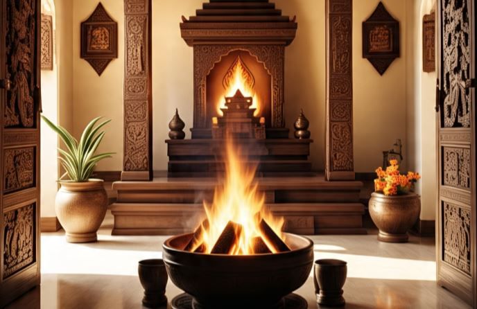 घरातल्या मंदिरात आग लागल्यास कौटुंबिक ताणतणाव, रुसवे-फुगवे, नात्यातील दुरावा याचेही संकेत मिळतात. 