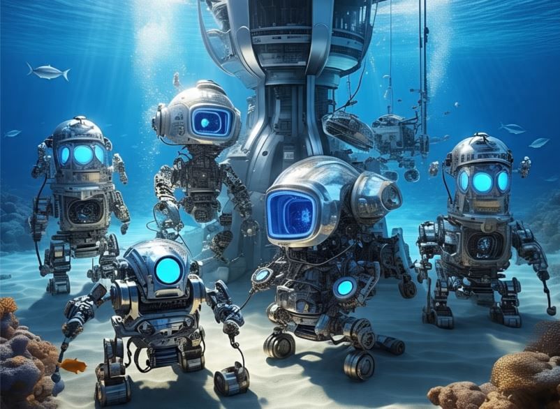 सिडनी विद्यापीठाच्या या मोहिमेतून जगाला आतापर्यंत माहिती नसलेली अनेक रहस्य उलगडणार आहेत. रोबोट्सने काढलेल्या फोटोंच्या माध्यमातून संशोधक समुद्रातील दुनियेची थ्रिडी मॅपिंग करणार आहेत. (सांकेतिक फोटो, फोटो सौजन्य- मेटा एआय)