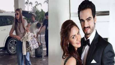 घटस्फोटानंतर ईशा - भरत पुन्हा एकत्र? कॅमेरा पाहून त्याने काढला पळ, व्हिडीओ व्हायरल