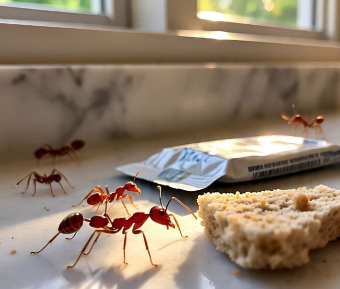 तर घरात अचानकपणे लाल रंगाच्या मुग्या दिसणे अशुभ मानले जाते. लाल रंगाच्या मुंग्या दिसल्या तर आर्थिक नुकसान होण्याचे, डोक्यावर कर्ज होण्याचे किंवा वादविवाद होण्याचे संकेत असल्याचे बोलले जाते. (सांकेतिक फोटो, फोटो सौजन्य- मेटा एआय)