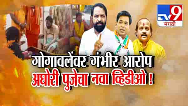 Bharat Gogawale : शिंदेंच्या मंत्र्याचा आणखी एक अघोरी पूजेचा व्हिडीओ… पालकमंत्रिपदासाठी सारं काही? दादांच्या राष्ट्रवादीतूनच गंभीर आरोप