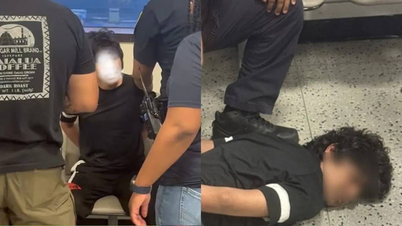 India-America : अमेरिकन एअरपोर्टवर भारतीय विद्यार्थ्याला अशी वागणूक, फोटो पाहूनच तुम्हाला येईल चीड VIDEO