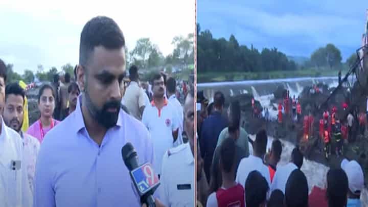 Indrayani River Bridge : मृतांच्या नातेवाईकांना 5 लाखांची मदत, पुणे जिल्हाधिकाऱ्यांनी सांगितलं घडलं काय? Indrayani River Bridge : मृतांच्या नातेवाईकांना 5 लाखांची मदत, पुणे जिल्हाधिकाऱ्यांनी सांगितलं घडलं काय?