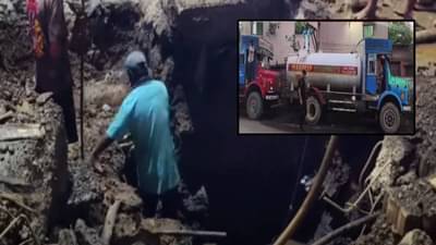 Kalyan : कल्याणमध्ये जलवाहिनी फुटली अन् पालिकेचा गजब कारभार, सुविधा न देता KDMC टँकर माफियाच्या पाठीशी?