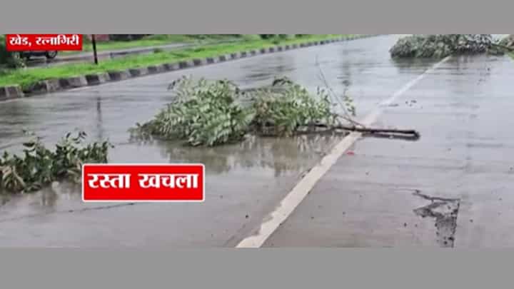 Mumbai- Goa Expressway : मुंबई- गोवा महामार्गावर कळंबीमध्ये रस्त्याला गेले तडे Mumbai- Goa Expressway : मुंबई- गोवा महामार्गावर कळंबीमध्ये रस्त्याला गेले तडे