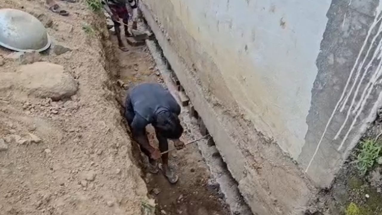 गेल्या आठ दिवसांपासून १० ते १२ मजूर या कामावर कार्यरत आहेत. सुमारे दीडशे जॅक लावून ही दीड ते दोन फूट झुकलेली इमारत सरळ करण्याचे काम सुरू आहे. कंपनीच्या म्हणण्यानुसार, हे काम पूर्ण होण्यासाठी आणखी ४ ते ५ दिवस लागतील.