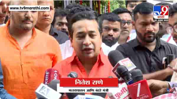 Nitesh Rane : पगारी माणूस बोलला नाही तर बोनस मिळणार नाही; नितेश राणेंचा राऊतांना टोला