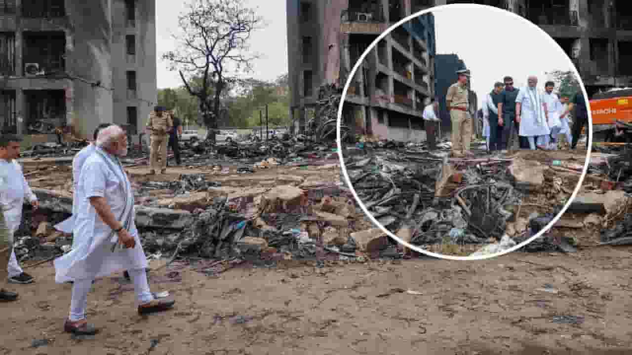 Air India Plane Crash : PM मोदींनी अहमदाबादच्या दुर्घटनास्थळाची केली पाहणी अन्..