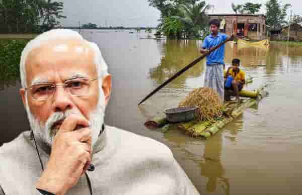 नॉर्थ ईस्टमध्ये आभाळ फाटलं, भूस्खलनचा कहर... मोदींकडून आसाम, सिक्कीम आणि मणिपूरचा आढावा