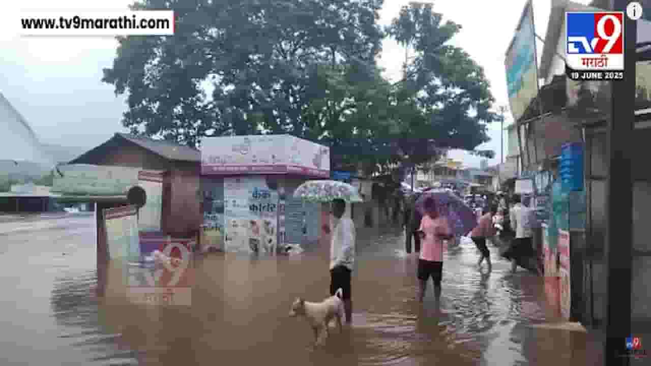 Rain Update : रायगडमध्ये पावसाचा कहर, नद्या ओव्हर फ्लो अन् नागोठणे एसटी स्टँड पाण्यात, बघा व्हिडीओ..