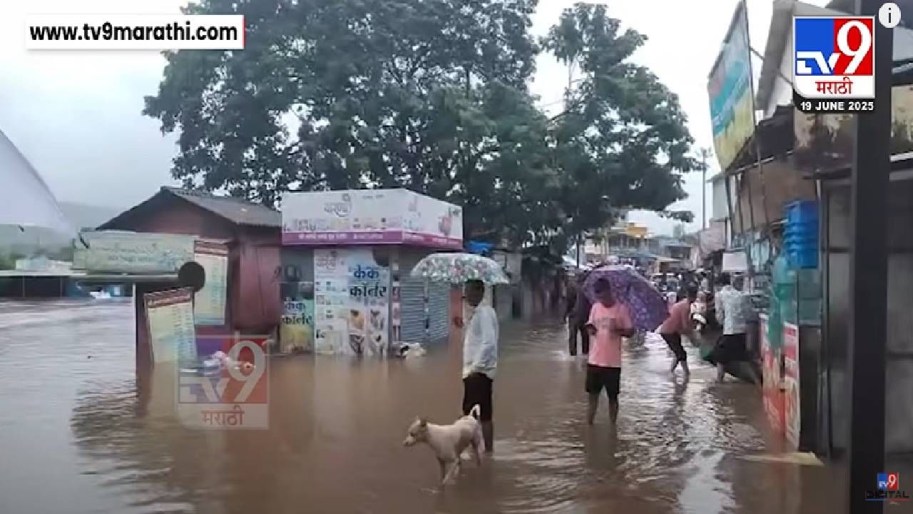 Rain Update : रायगडमध्ये पावसाचा कहर, नद्या ओव्हर फ्लो अन् नागोठणे एसटी स्टँड पाण्यात, बघा व्हिडीओ..