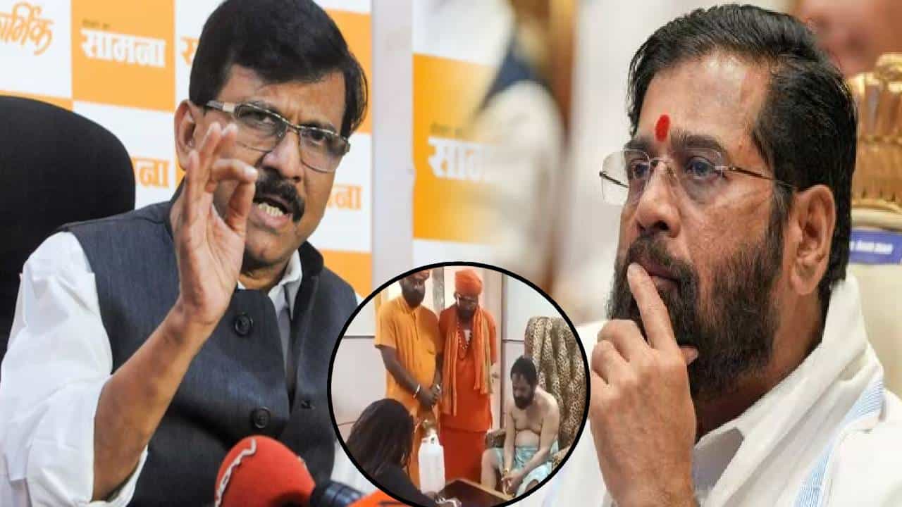 Saamana :  मंत्रिमंडळात लिंबू, मिरच्या, कवट्यांना महत्त्व अन् हेच... अघोरी विद्येचे जनक म्हणत शिंदेंवर जहरी टीका