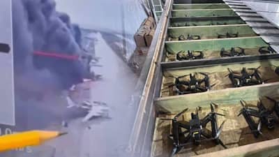 Russia And Ukraine War : युक्रेनचा रशियावर मोठा हल्ला, 4 एअर बेस उडवले, 40 विमानं ध्वस्त