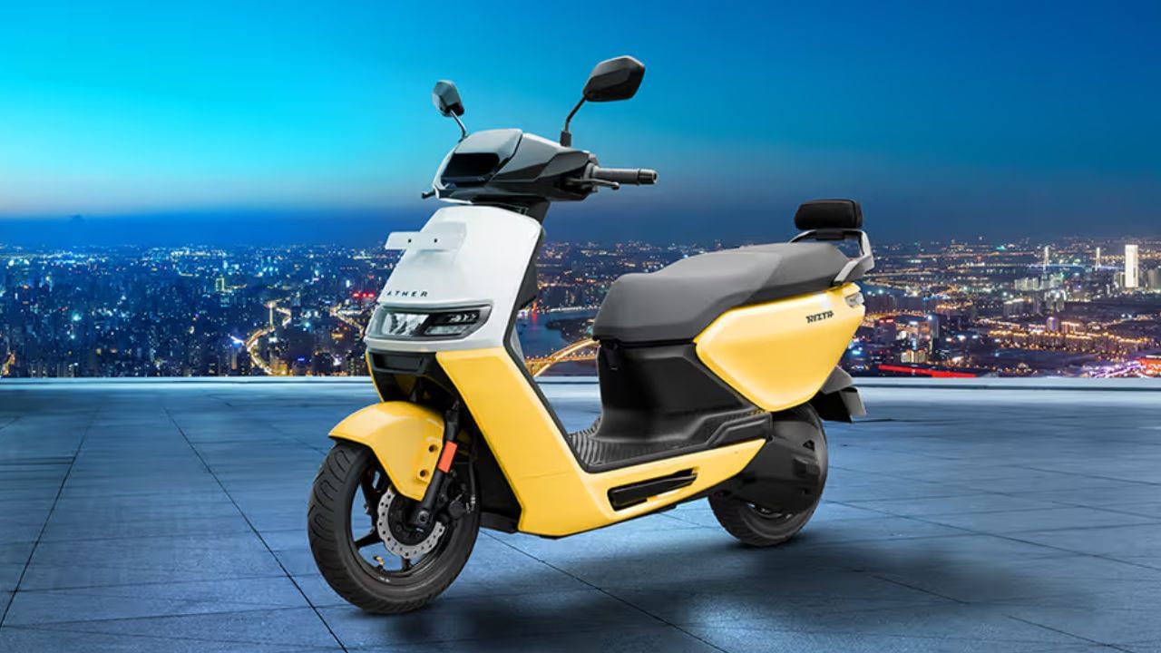 एथर एनर्जीने लाँच केली नवीन इलेक्ट्रिक स्कूटर, रेंज 159 किमी, जाणून घ्या