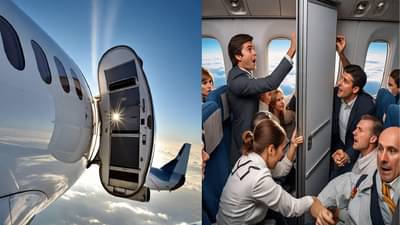 हवेत असताना विमानाचे Exit गेट किंवा इमर्जन्सी गेट उघडलं तर काय होईल? विमानाचे तुकडे होतील का?