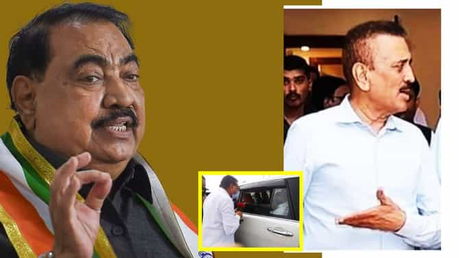 Eknath Khadse : नाथाभाऊ, तुमच्या गुलाबी गप्पा कुणासोबत? ये रिश्ता क्या कहलाता हैं? गिरीश महाजनांनी अखेर ठेवणीतलं अस्त्र काढलंच
