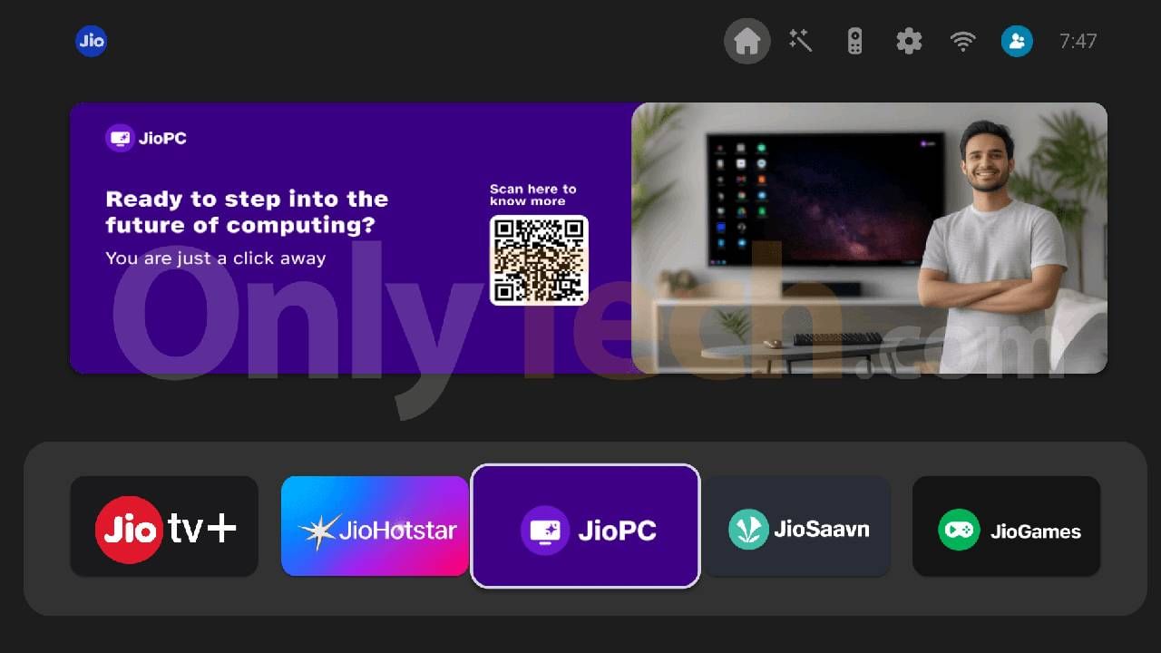 हे तंत्रज्ञान एक क्लाउड-बेस्ड व्हर्चुअल डेस्कटॉप आहे. ते अगदी काही सेकंदात तुमच्या टीव्हीला एका हायटेक कम्युटरमध्ये बदलून टाकेल. जर तुमच्याकडे जिओ फायबक, जिओ एअर फायबर असेल तर फायद्यात असाल. नवीन युझर्ससाठी ही सेवा एक महिन्यापर्यंत मोफत असेल.