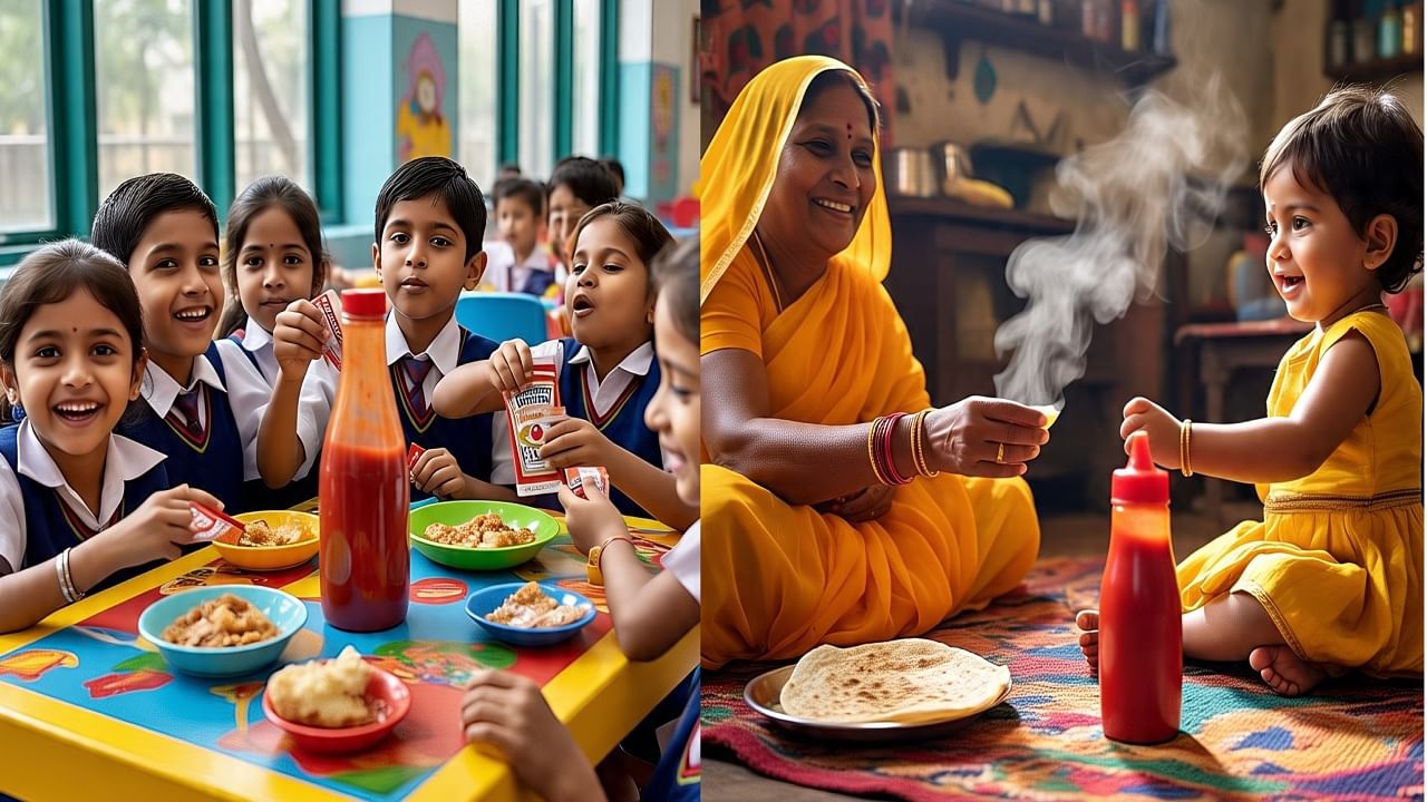 तुम्हीपण तुमच्या मुलांना केचपसोबत चपाती-पराठा देता का? नुकसान माहितीये का? तुम्हीपण तुमच्या मुलांना केचपसोबत चपाती-पराठा देता का? नुकसान माहितीये का?