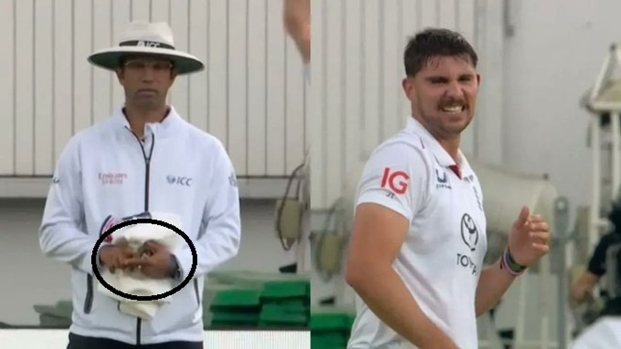 ENG vs IND : ही काय फालतुगिरी, अंपायर कुमार धर्मसेनाकडून भारतासोबत उघड उघड चिटिंग! पाहा व्हीडिओ ENG vs IND : ही काय फालतुगिरी, अंपायर कुमार धर्मसेनाकडून भारतासोबत उघड उघड चिटिंग! पाहा व्हीडिओ
