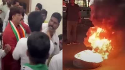 मोठी बातमी! छावा कार्यकर्ता मारहाण प्रकरण तापलं, नांदेडमध्ये टायर जाळून आंदोलन