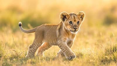 हातात चहाचा कप, मांडीवर सिंहाचं बछडं, ‘या’ रेस्टॉरंटमध्ये कमालीचा थरार