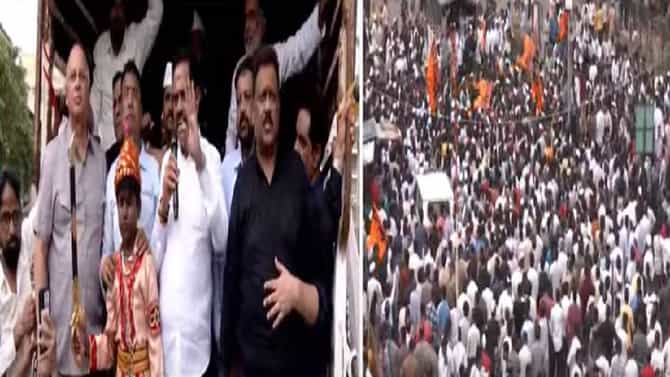 MNS Mira Bhayandar Morcha : हातभर फाटली, प्रताप सरनाईकला चप्पलेने मारलं पाहिजे, ठाकरे गटाचे जिव्हारी लागणारे शब्द