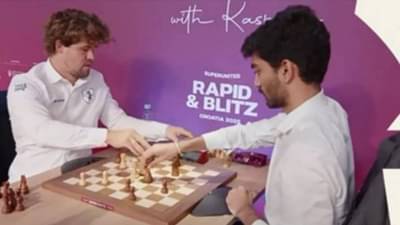 Chess : मॅग्नस कार्लसनने सामन्यापूर्वी उडवली होती गुकेशची खिल्ली, 64 घरातच केली बोलती बंद