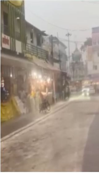 पंढरपुरात मुसळधार पावसाची हजेरी