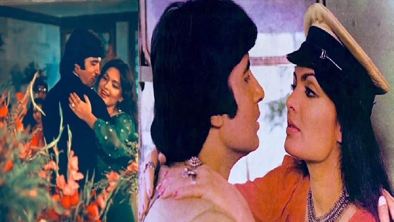 Parveen Babi and Amitabh Bachchan