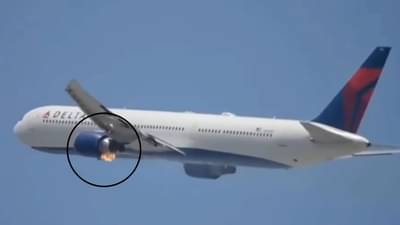 उड्डाण करताच 235 लोकांचा जीव धोक्यात, विमानाने घेतला पेट, पहा VIDEO