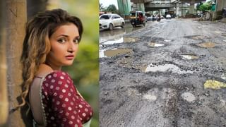 घोडबंदर रस्त्याच्या दुरावस्थेमुळे अभिनेत्री रुपाली भोसले संतापली, सरकारला विचारले खडे सवाल