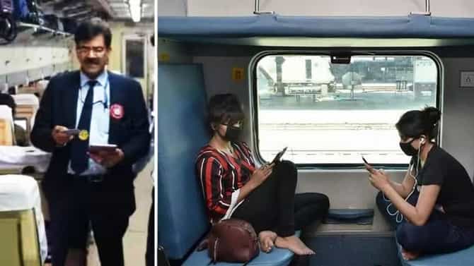 एसी कोचमध्ये आला टीसी; मग काय एकच धांदल उडाली, कोणी लपले सीट खाली, चौघांनी टॉयलेटमध्ये धाव घेतली