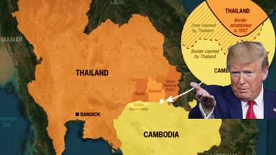 हिंदू मंदिरासाठी दोन देशात संघर्ष; युद्ध बंदीचे क्रेडिटसाठी डोनाल्ड ट्रम्प यांची कोण घाई, काय दिली धमकी