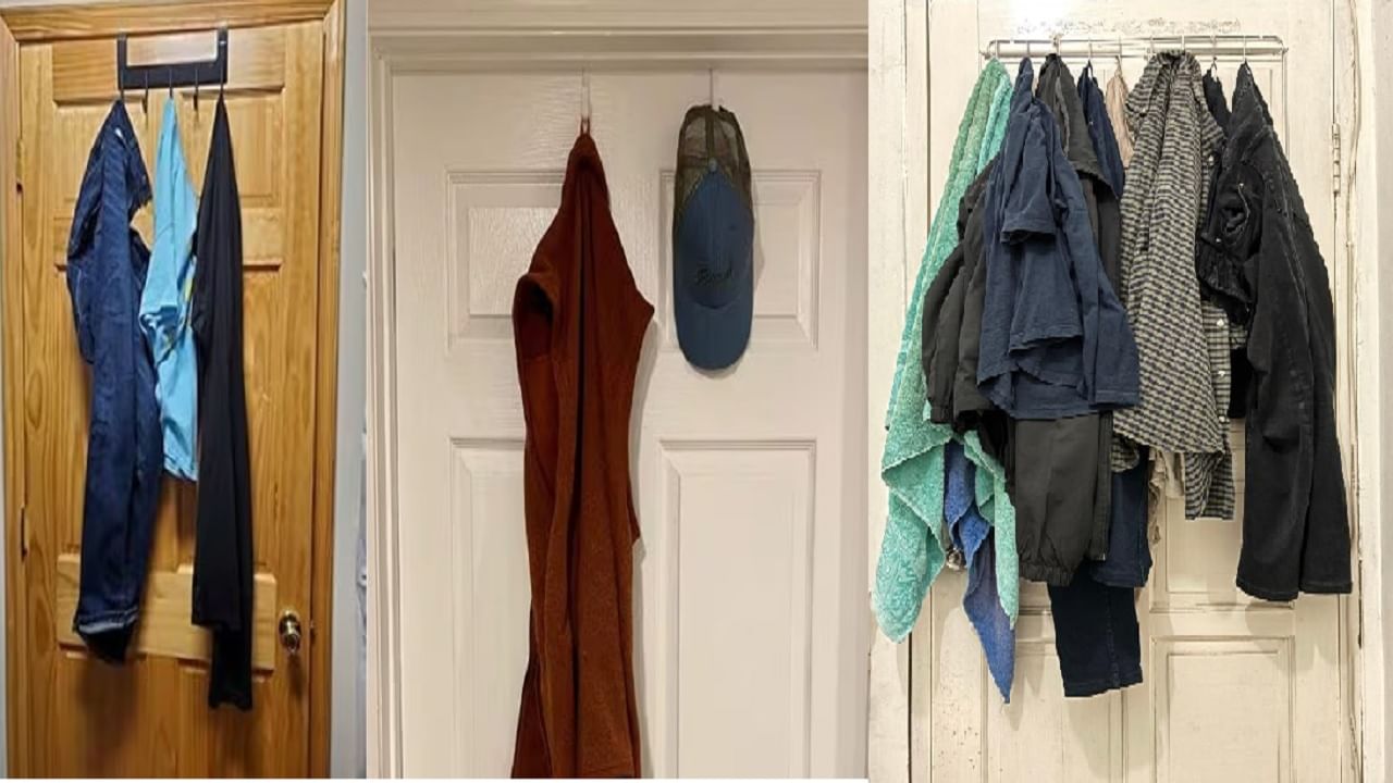 दाराच्या मागे कपडे अडकवल्याने घरात काय अडचणी येतात?