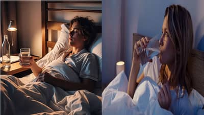 रात्री वारंवार झोपेतून उठून सारखं पाणी पिता; कोणत्या आजाराची ही सुरुवात आहे?