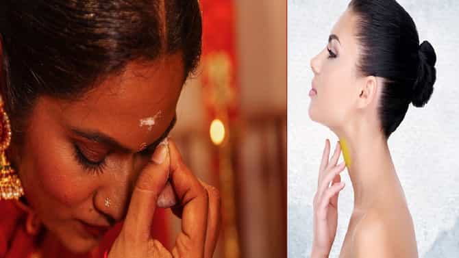 कपाळाव्यतिरिक्त गळा किंवा छातीवर टिळा का लावतात? त्याचे महत्त्व आणि फायदे काय?