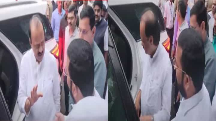 Ajit Pawar : असुद्या साहेब आपलं वाटोळं झालं... अजितदादा चिडले, कारमध्ये बसले; नेमकं काय घडलं? Ajit Pawar : असुद्या साहेब आपलं वाटोळं झालं... अजितदादा चिडले, कारमध्ये बसले; नेमकं काय घडलं?