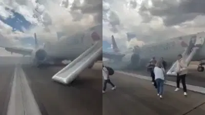 Plane Fire: आणखी एका विमानाला लागली आग, Video पाहून अंगावर येईल काटा