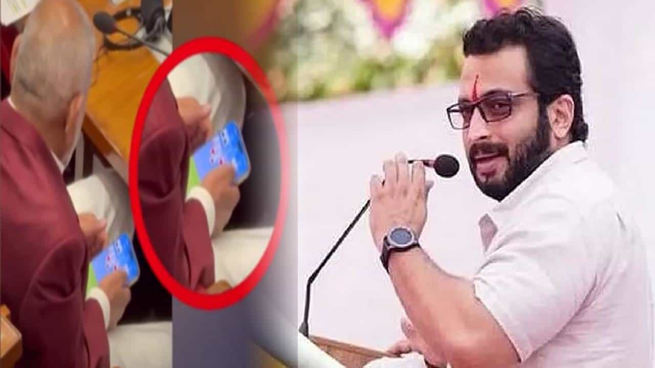 Amol Kolhe : देवेंद्र दरबारी, मंत्री रम्मी खेळती भारी... अमोल कोल्हेंचा कृषीमंत्र्यांच्या 'त्या' कृतीवरून संताप