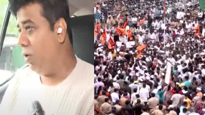 पोलिसांनी सोडताच अविनाश जाधव मोर्चात, म्हणाले मोर्चाचा मार्ग...